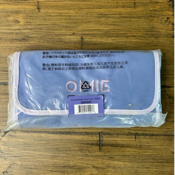 OmieBox PURPLE Lunch Bag Insulated Nylon Washable for Omie Box NWT School Work - Picture 10 of 10